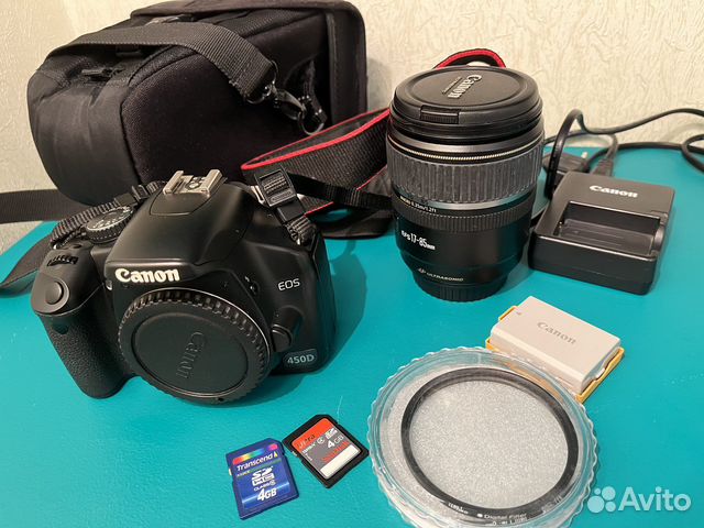 Canon EOS 450D Kit/обьектив EF-S 17-85mm + фильтр