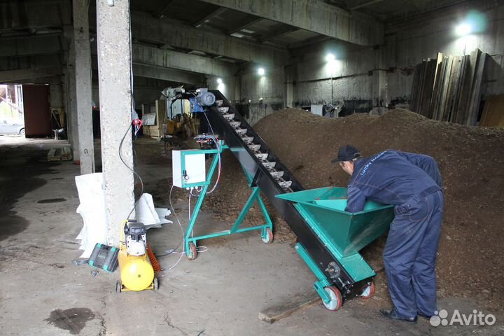 Оборудование (линия) фасовки земли, торфа, грунта