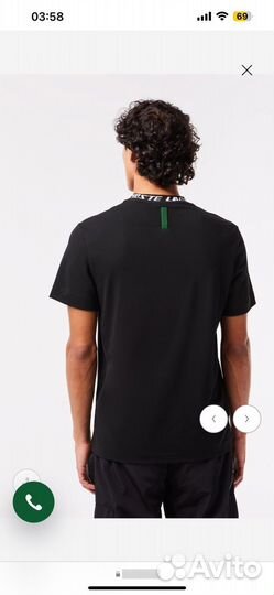 Новая футболка lacoste оригинал