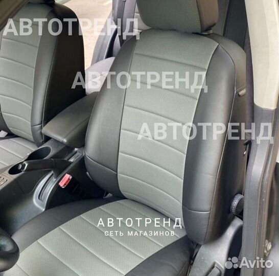 Автомобильные чехлы из экокожи на LADA kalina 1