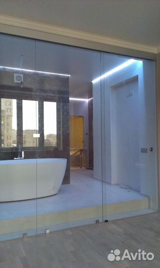 Стеклянные перегородки и двери/алюминиевые двери