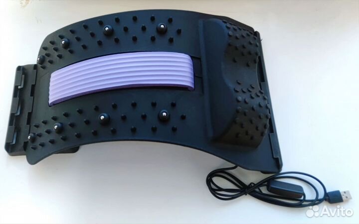 Массажер для спины шеи Мостик с электро массажем