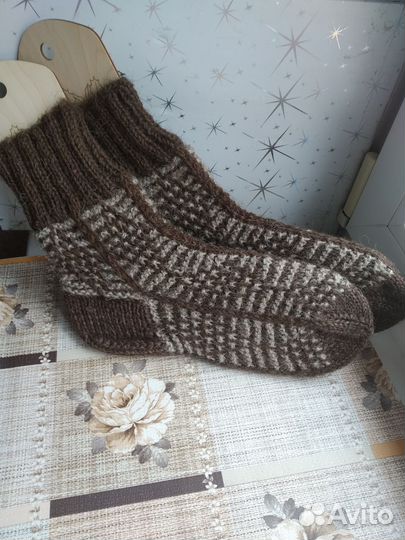 Носки чисто шерстяные