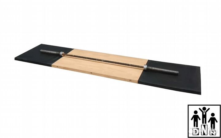 Помост для становой тяги компактный 280х50х4см DNN