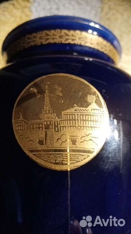 Ваза cobalt кремль лфз