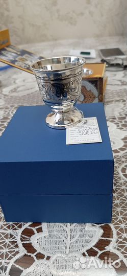 Серебряная стопка кубачи