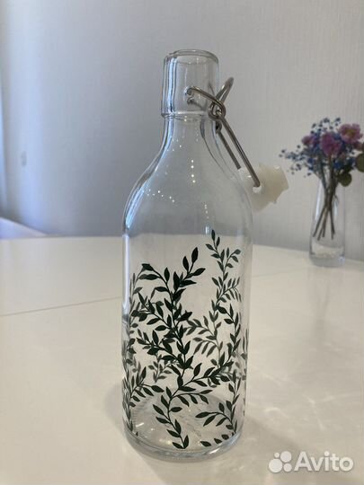 Бутылка стеклянная IKEA
