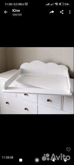 Пеленальная доска на комод IKEA