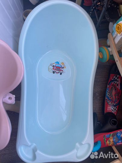Ванночка для купания с горкой
