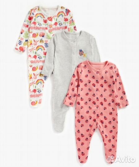 Новые слипы mothercare 56, 62, 68,74,80,86 см