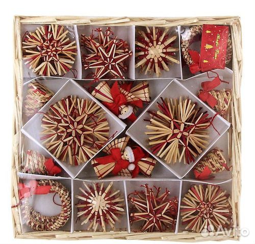 Подвесные украшения из соломки икеа IKEA