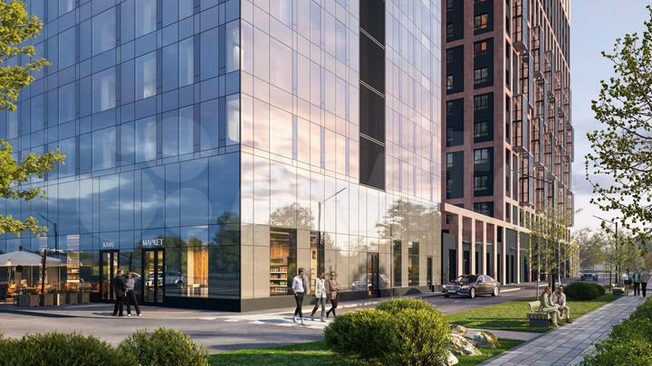 1-к. квартира, 38 м², 25/62 эт.