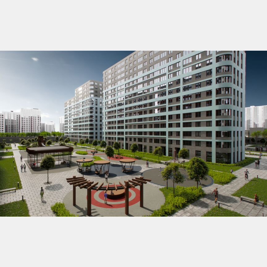 3-к. квартира, 95,7 м², 1/17 эт.