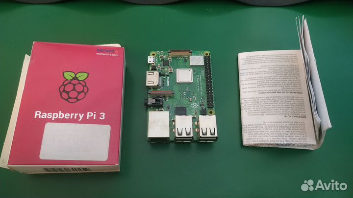 Микрокомпьютер Raspberry pi 3 model b+