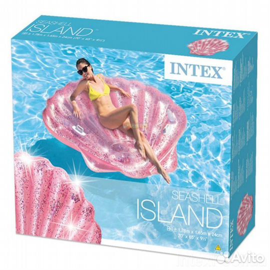 Надувной матрас - плот intex 