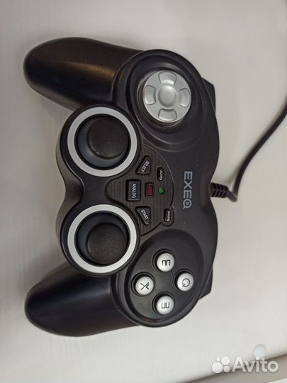 Геймпад exeq GameHunter для PS2/PS3/PC, черный