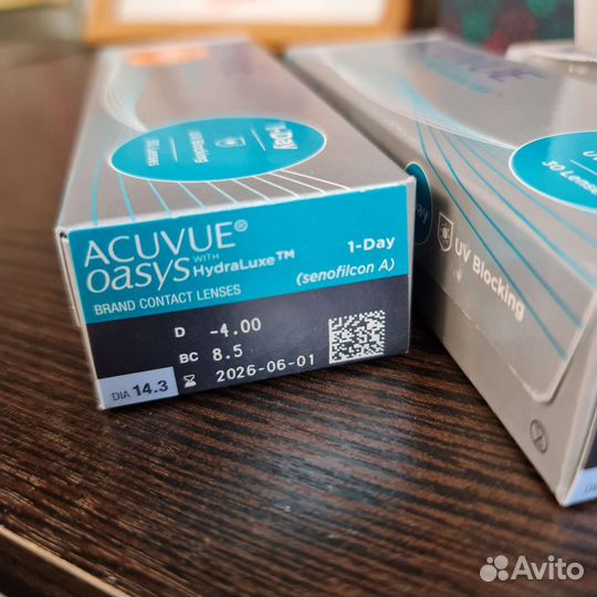 Контактные линзы Acuvue Oasys -4.00