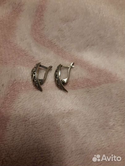 Серебряные серьги