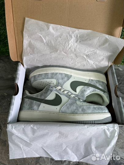 Air-Force 1 Low 07 AF1 Beige Army Green