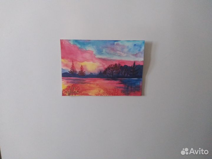 Картина акварелью 