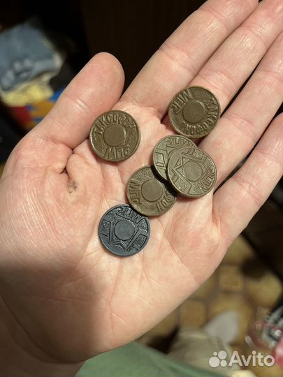 Жетоны МГТС