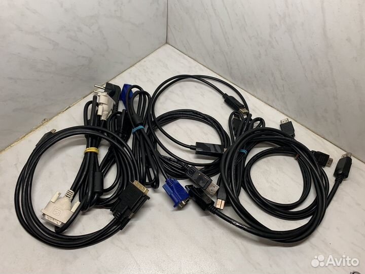 Кабели hdmi,dp,dvi,vga,микки маус и т.д