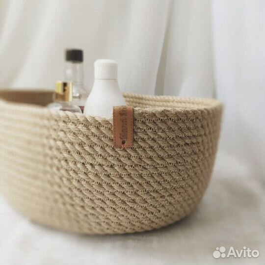 Джутовая корзина