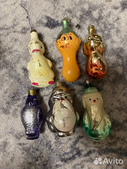 Елочные игрушки СССР