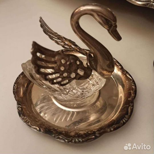 Солонка хрустальная 