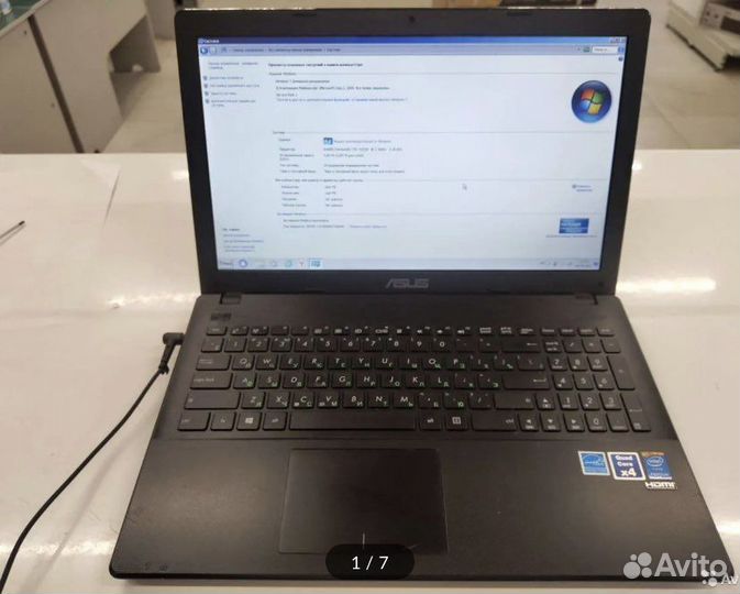 Ноутбук Asus x551mav-SX378D 4 гб