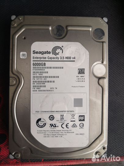 Seagate Enterprise Capacity (ST6000NM0024)