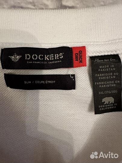 Футболка поло мужская Dockers оригинал USA 3XL