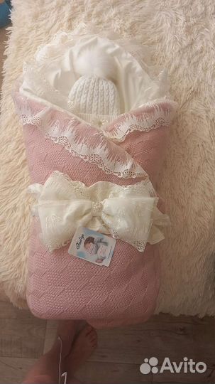 Конверт на выписку для девочки зима