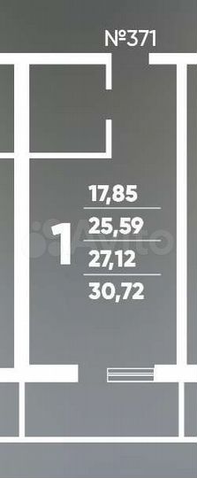 Квартира-студия, 31 м², 8/23 эт.