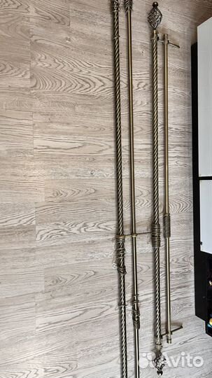 Карнизы для штор двухрядный металлический