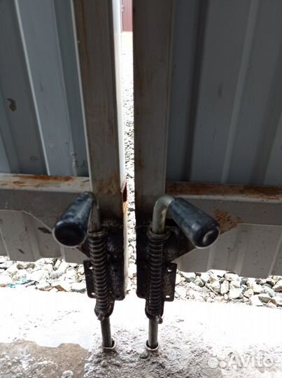 Ворота гаражные металлические бу