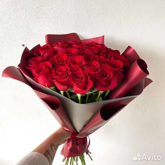 Цветы розы букет