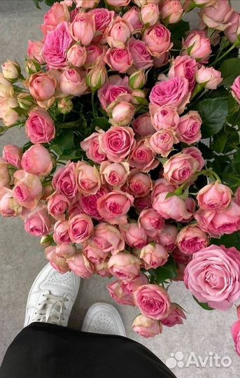 Цветы Букеты Розы Хризантемы 15 25 35 Доставка