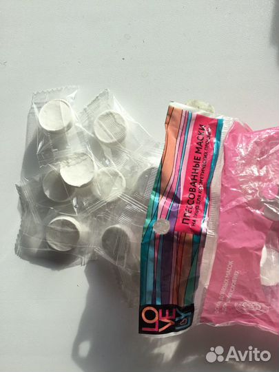 Прессованные маски для косметических процедур