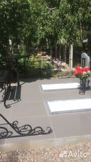 Установка Ремонт шатающихся памятников