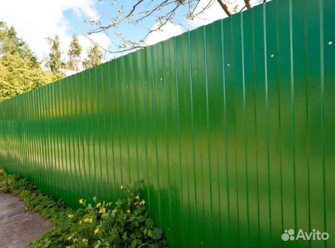 Профнастил для забора 2х1,2м 0,4мм