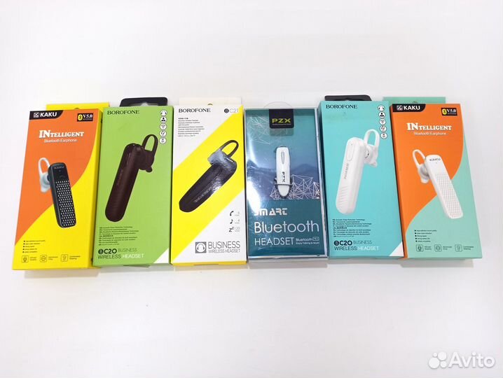 Беспроводная Bluetooth моно гарнитура разные