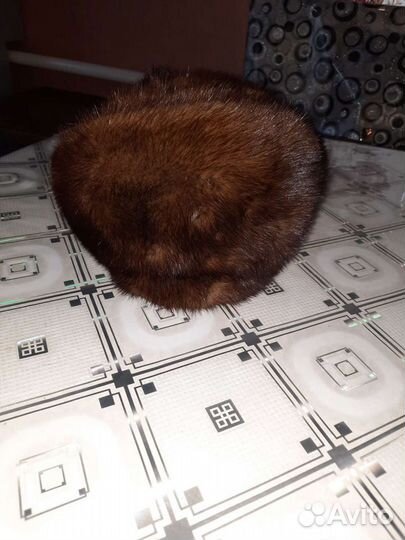 Шапка норковая женская