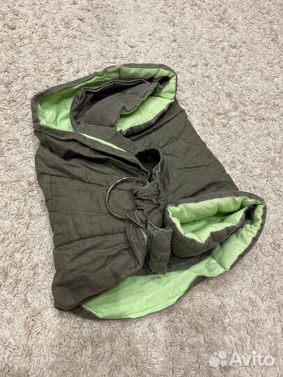 Слинг на кольцах льняной