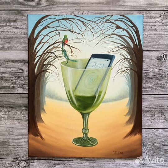 Картина маслом «Вдали от мирской суеты»