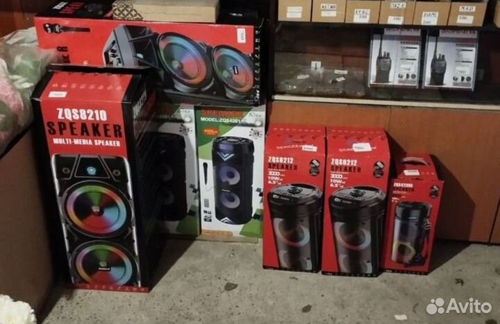 Портативные беспроводные блютуз колонки