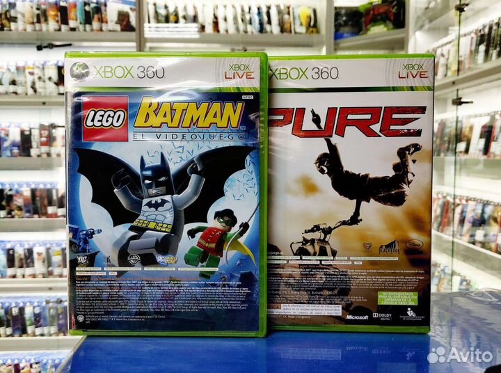 Диск Xbox 360 Lego batman + Pure bundle Copy
