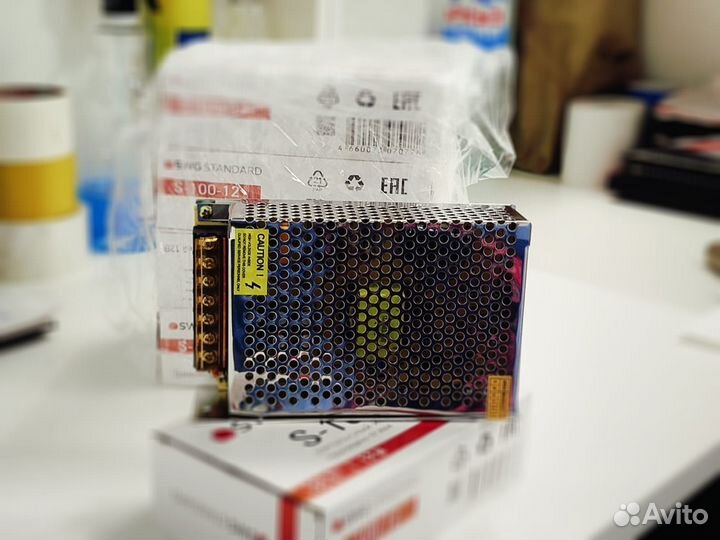 Блок питания открытый 100W (8,3А/12Вт) Импульсный