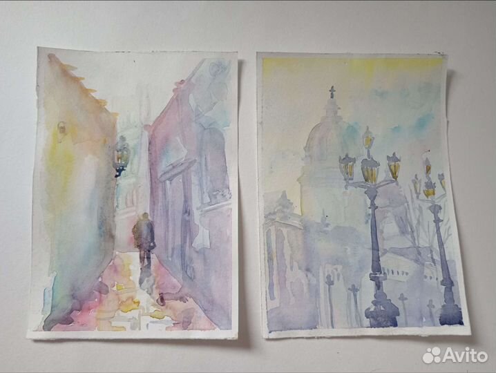 Акварельные картины