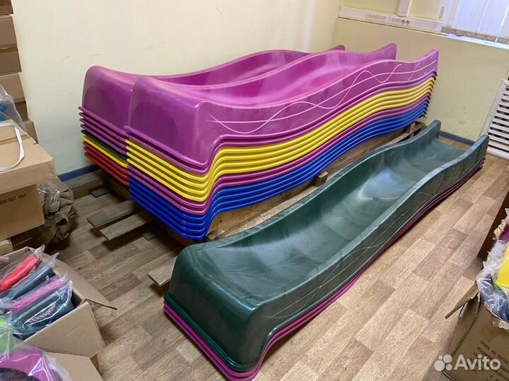 Горка - скат детская с подключением воды